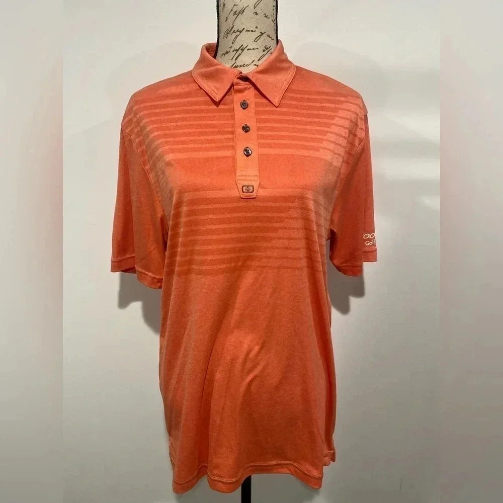 OGIO Golf Shirt. Orange. Size Medium.